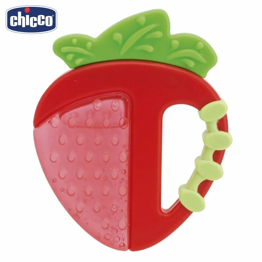 Прорезыватель-игрушка Chicco Fresh Relax "Фрукты" клубничка 4 мес.+ | Игрушки и хобби