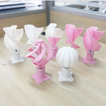 

PLASTIC blades10w 20w Micro Wind Turbine With LED Light Vertical Wind Generator With Separately Controller For New Energy Class