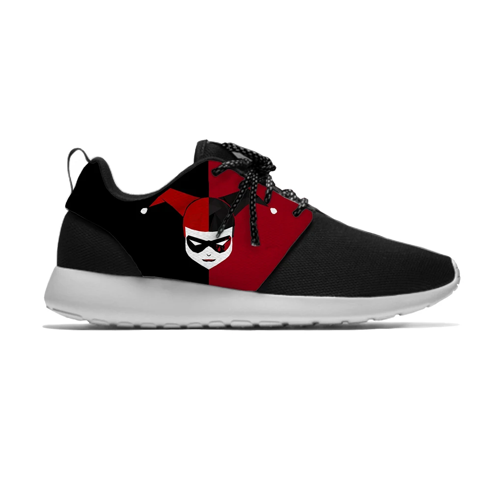 

Harley Quinn Cartoon New Vogue Cute Popular Fashion Kids Sport Running Shoes Casual Breathable Print Sneakers Boys Children Girl