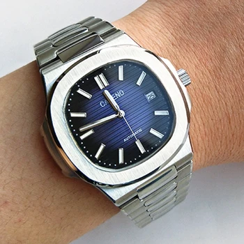 

Mens Watches Top Brand Luxury Mechanical Wristwatch Men Automatic Stainless Steel Luminous Watch reloj de hombres Clock New 2020