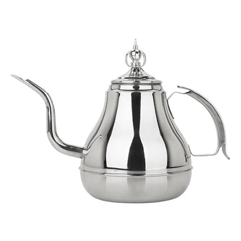 

Pour Over Coffee Kettle - Elegant Gooseneck Stainless Steel Drip Pot for Coffee & Tea, with Infuser, 1.2L, 1.8L