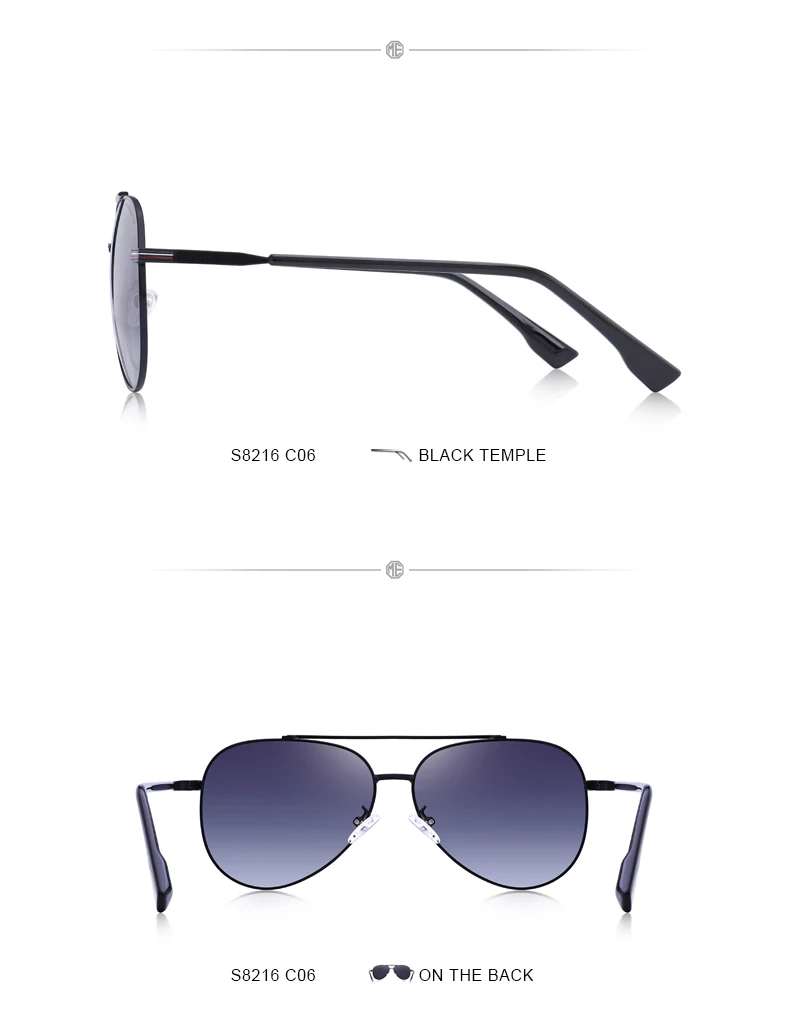 Мужские очки-авиаторы MERRY'S, классические поляризационные солнцезащитные очки HD, стильные очки для вождения, степень защиты UV400, S8216