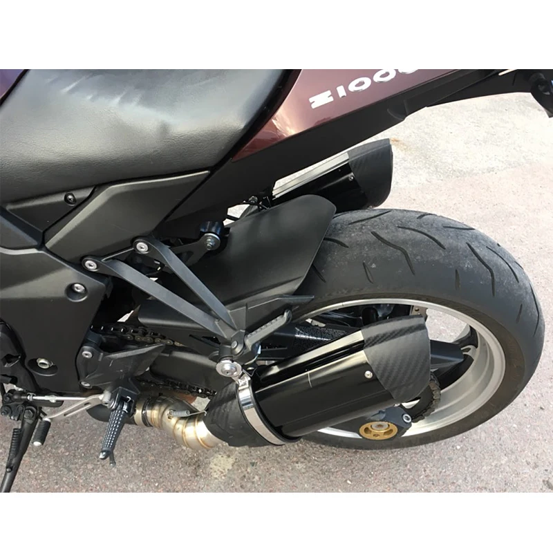 Для Kawasaki Z1000 2010 2011 2012 2013 Z 1000 аксессуар для мотоцикла выхлопная средняя труба стальная Соединительная труба 51