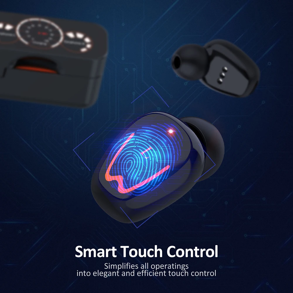 V1 TWS Wireless Earphone 3D Bluetooth5 0 Headphones Android Headset For Iphone 7 8 plus x xr Xiaomi Mi 9T Charging Box Sport