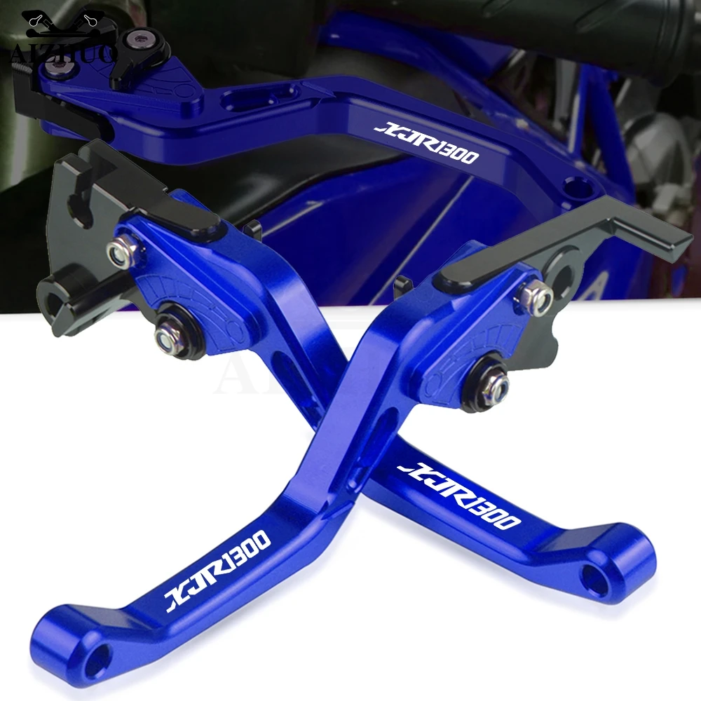 

Мотоцикл для YAMAHA XJR1300 RACER 2004-2016 2015 Короткие регулируемые рычаги тормоза сцепления ручной тормоз CNC XJR 1300 аксессуары с логотипом