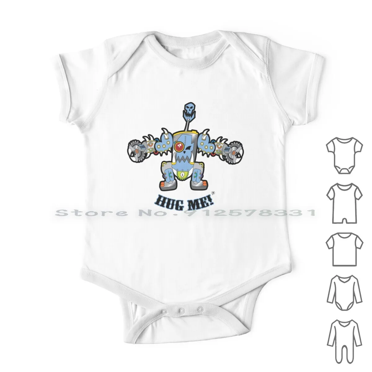 

Baby Buzz'head Blue Newborn Baby Clothes Rompers Cotton Jumpsuits Baby Buzzhead Games Nerd Geek Infant Long Sleeve Sleeveless