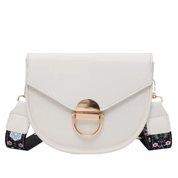 

purses and handbags Fashion solid PU leather round women's handbag messenger bag crossbody bags for women sac a main femme