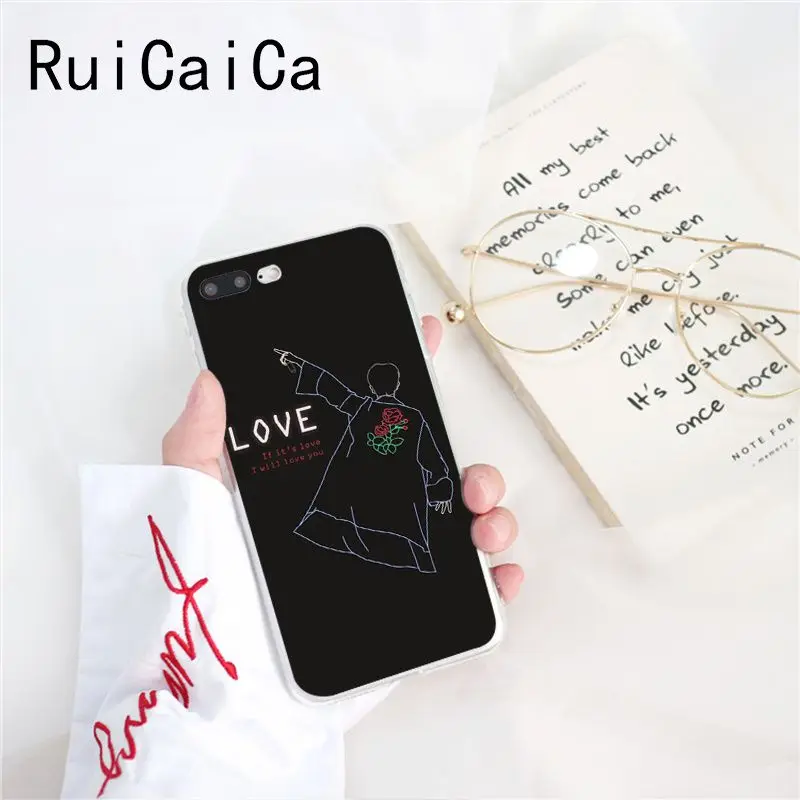 Ruicaica KPOP Jin SUGA j-hope RM Jimin V JungKook чехол для телефона для iPhone X XS MAX 6 6s 7 7plus 8 8Plus 5 5S SE XR 10 - Цвет: A14