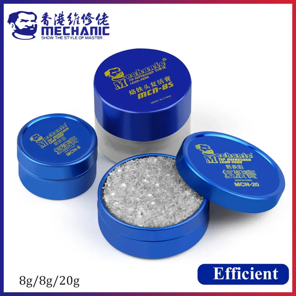MECHANIC MCN8 Electrical Soldering Iron Tip Refresher Clean Paste Welding Flux Cream For Oxide Solder Head Resurrection | Инструменты