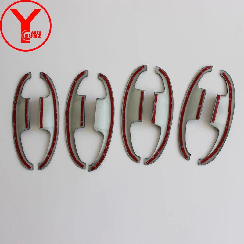 YCSUNZ стайлинга автомобилей черный боковой двери запчасти протектор дверной ручки