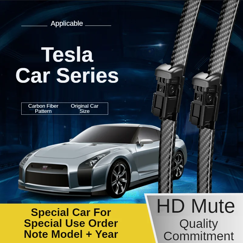 Automotive Carbon Fiber Wiper Suitable For Tesla Model X Model Y Model