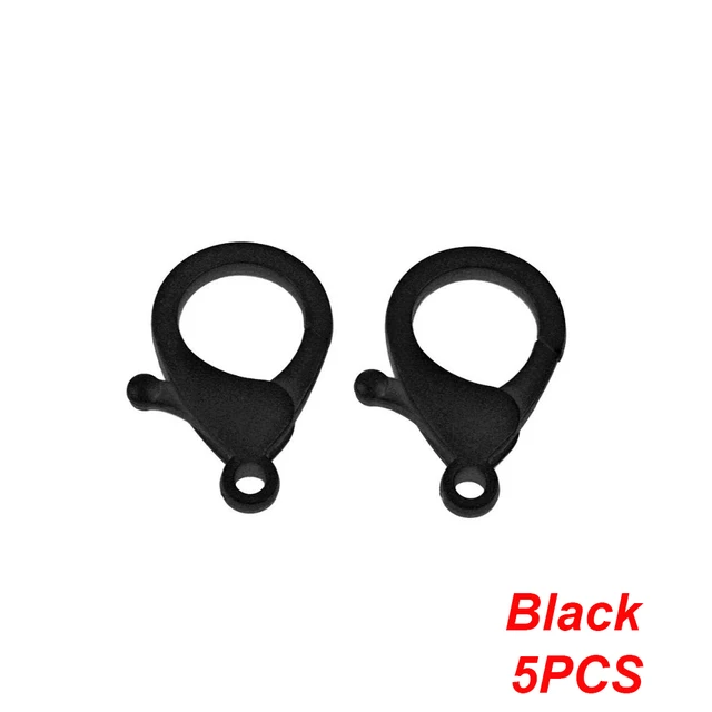 5-20pcs/lot Key Chain Key Ring keychain Bronze Rhodium Gold 28mm Long Round Split Keyrings Keychain Jewelry Making Wholesale DIY 5PCS Black