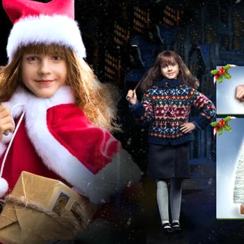 

gift for fans In stock 1/6 Hermione XM0003 For Collection Emma Watson Little Child Girl figure for collection boxed