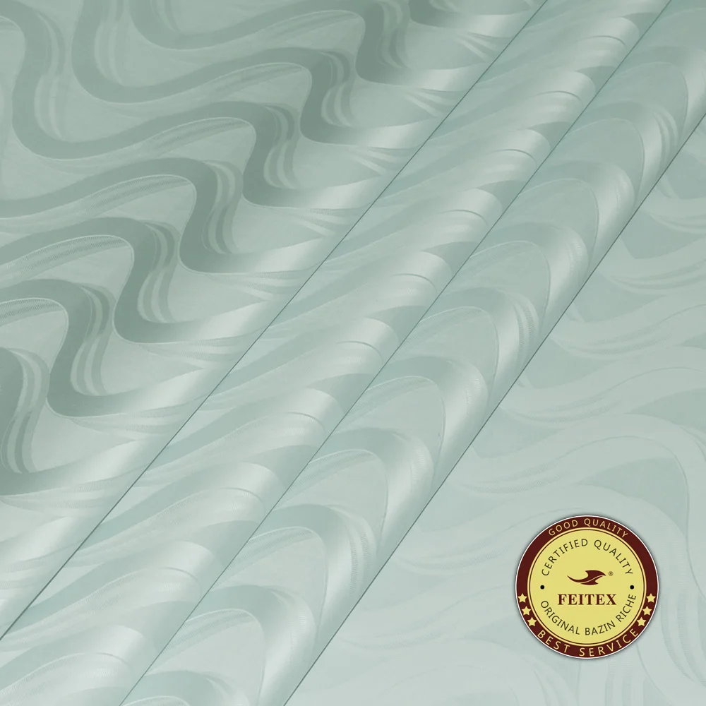 Африканский Базен Riche(аналогичный Getzner) ткань 100 хлопок жаккард морская парча текстильная ткань для кружевного платья