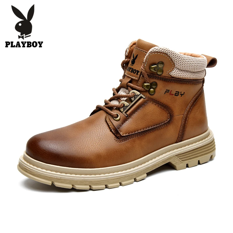 PLAYBOY/Новинка; высокое качество; обувь для альпинизма в горной пустыне; мужские Ботильоны; походные ботинки; размер 44; модная классическая обувь для треккинга