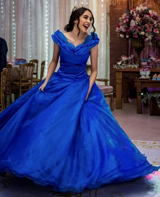 Sparkling Royal Blue Satin Pageant Dress With Bling Crystals For Teens And  Juniors 2021 Beaded Formal Dress For Little Girls With Zipper Style 232J  From Langju22, $103.37 | DHgate.Com