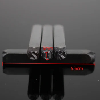 

5mm 36pc Letter & Number Stamp Punch Set Carbon Steel Metal Wood Leather Tools
