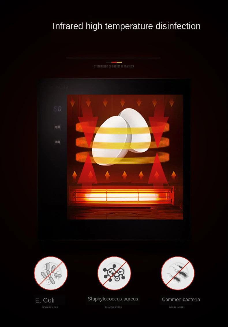 3 шестерни ЖК-дезинфекционный шкаф вертикальный высокотемпературный инфракрасный стерилизатор дезинфекция маленькая посуда электронная сушилка для посуды