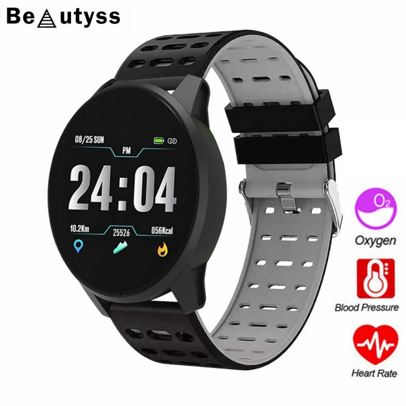 

Beautyss B2 Waterproof Sport Smart Watch Heart Rate Blood Pressure Monitor for iOS Android amazfit bip watch smartwatch IP67