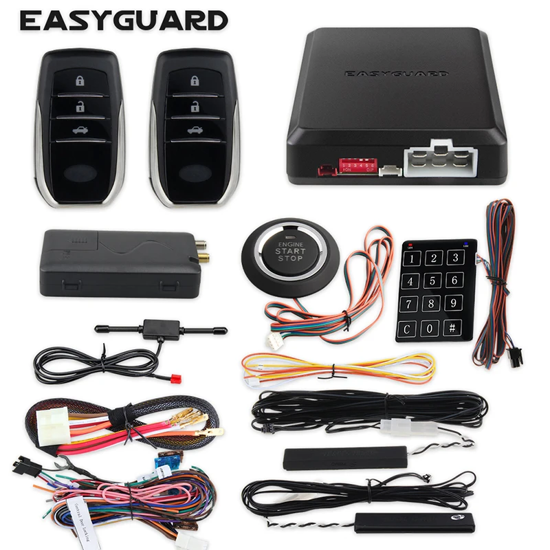 Приложение для смартфона EASYGUARD 4G 3G 2G Система бесключевого доступа запуск