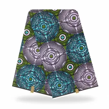 

wholesale! 2020 High Quality African Wax prints fabric veritable Ankara wax Nigerian style 6 yards/pcs 100% cotton!