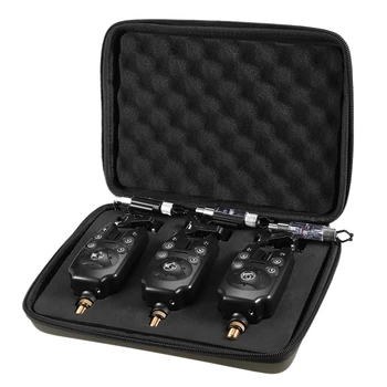 

3Pcs Phishing Alarm Wireless Led Fishing Bite Alarm Waterproof Adjustable Volume Sensitivity for Fishing Rod Fishing
