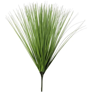 

4Pcs 60cm Artificial Leave Simulation Leaf Onion Grass DIY Sewing Flower Arranging Lawn Simulation Plants