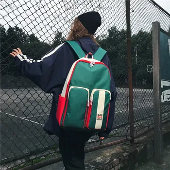 

Ins Oxford Backpack Female Korean Fashion School Junior High School Student Bag Waterproof Backpack Computer Bag