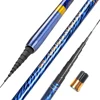 Ultralight SuperHard Stream Hand Pole Carbon Fiber Casting Telescopic Fishing Rods Tackle 1.8M 2.1M 2.4M 2.7M 3.0M 4.5M 6.3M ► Photo 1/6