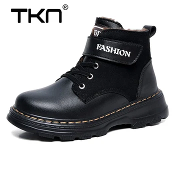 

TKN Children Shoes for Toddlers Boys Ankle Boots Baby Boys Warm Fur Boots Sneaker Kids Winter Outdoor Walking Boots Shoes199