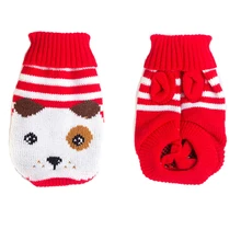 

Sweater Coat Winter Fashion Soft Small Dogs Clothes Pet Sweater With Cartoon Printing Warm Lovely Dog Puppy Clothes Supplies