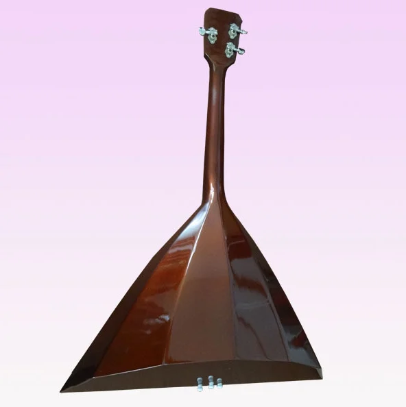 Russian national musical instrument, triangle piano, plywood, triangle string, music balalaika, balalaika.
