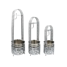 3 размера серебряный металлический держатель угля для кальяна корзина из нержавеющей стали кальян углеродная корзина для Chicha Narguile аксессуары