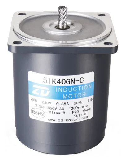 5IK40GN-C/S/S3/U/A средний и большой 40 Вт связи 220/380 в микро асинхронный двигатель с