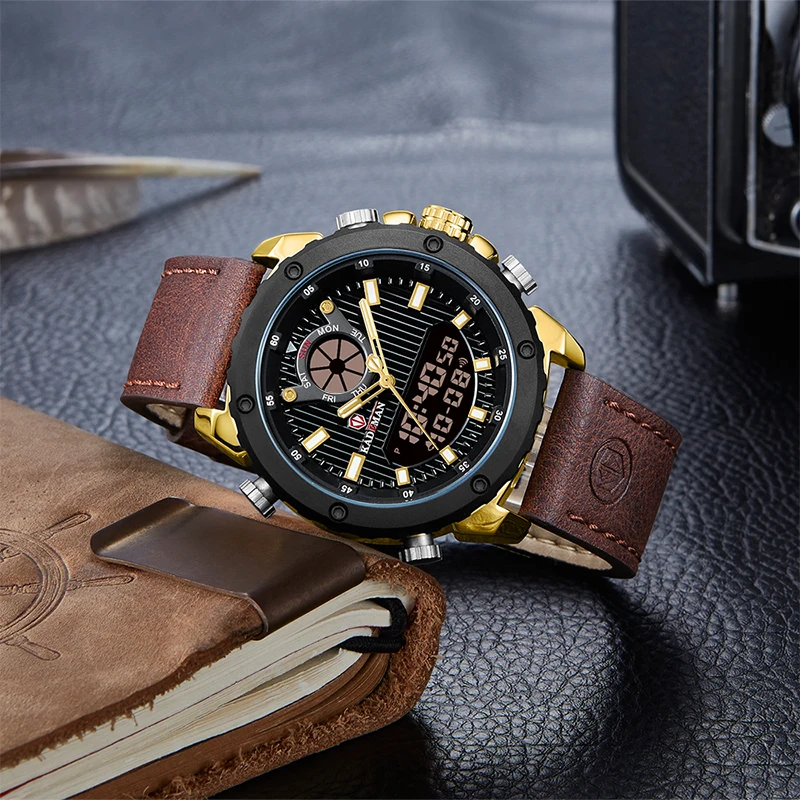 Quartz Kademan Brown Watches Under 2000 K9073 Kademan New