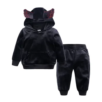 

New Girls Boys Clothing Sets Kids Girls Tracksuits Sport Suit fleece jacket Spring Autumn Clothes Children Casual Set 1-7 Years