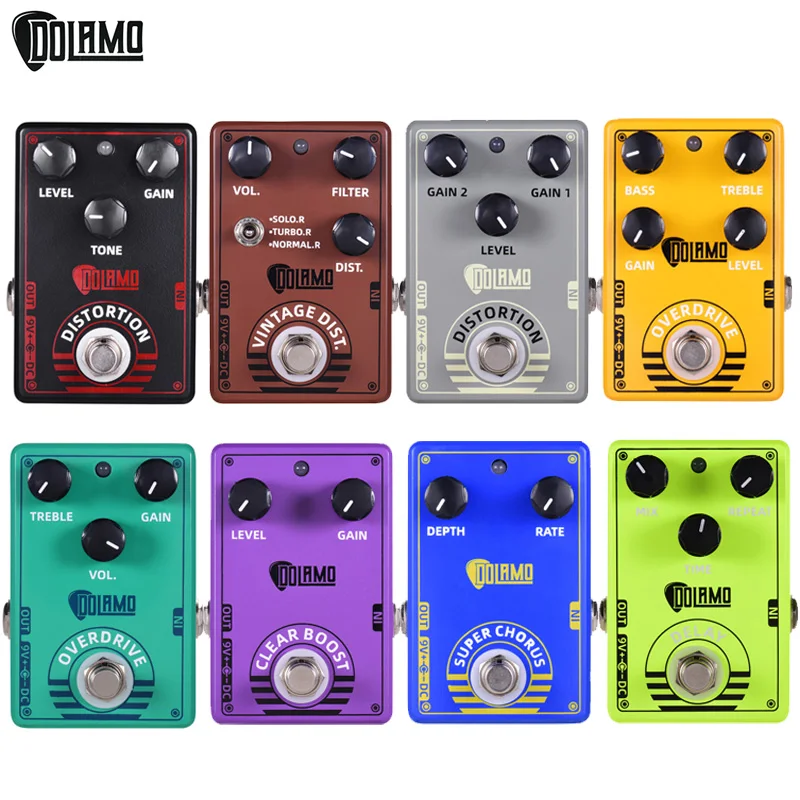 Guitar Distortion Dolamo with True-Bypass for D-4 British-Style High-Gain