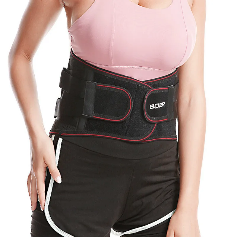 Пояс для тренировок на талию магнитный 4 пружинных поддержки мужчин женщин и