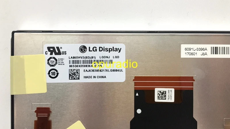 LA065WV3 SD01 LA065WV3(SD)(01) LA065WV3SD01 Новый 6 5 дюймовый ЖК дисплей с сенсорным экраном для