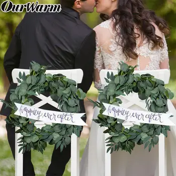 

OurWarm 2M Artificial Willow Eucalyptus Garland Leaves Vine Greenery Rattan Ivy Wreath for Table Wall Decor Wedding Decoration