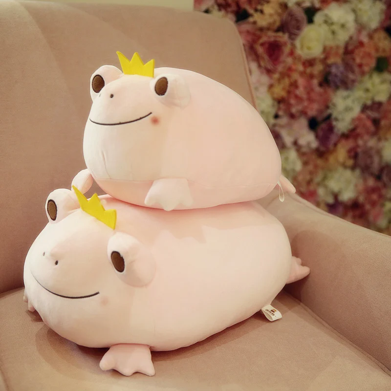 8 peluche rana, simpatico peluche rana coccoloso abbracciare rana animale farcito super morbido cuscino rana cuscino lombare cuscino per la schiena compleanno, regali di san valentino per gi | IT