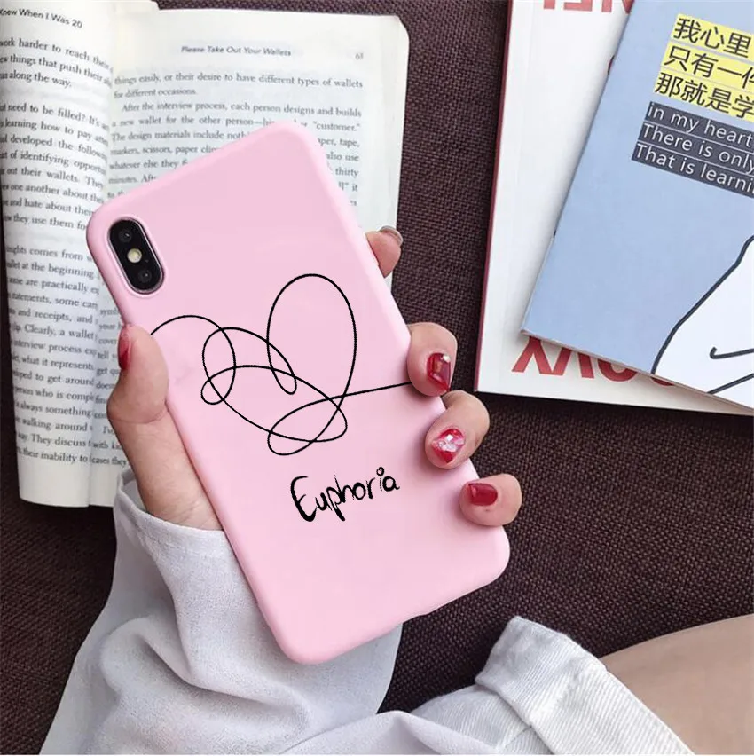 FHSR-23092 Kpop чехол для телефона для iPhone X 7 Plus XS чехол TPU Мягкий силиконовый чехол для телефона iPhone 6S 8 6 Plus XS Max чехол - Цвет: FHSR-23092
