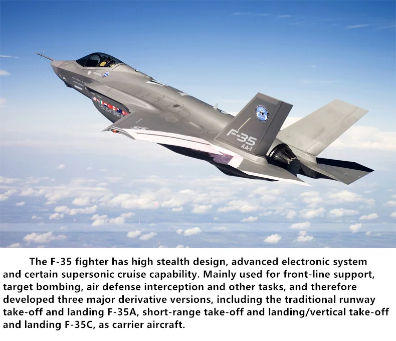 Terebo 1: 72 Металл F35 модель самолета Американский Five-Generation Fighter модель украшения авиационная Модель Коллекция подарок