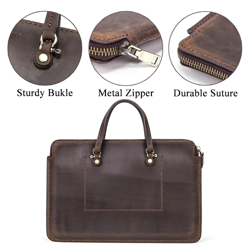 Vintage Leather Laptop bag For Macbook Pro 15