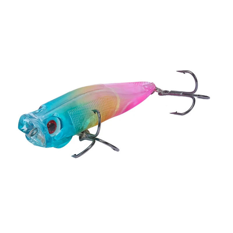  1pcs/Winter fishing bait swim crank hard bait7cm/6g Artificial fish lure ABS wobbler jig carp Trebl