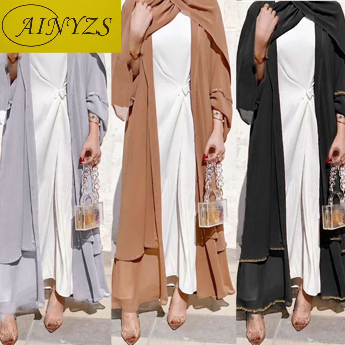 Новое поступление Abaya для женщин Исламская индейка модная женская одежда халат