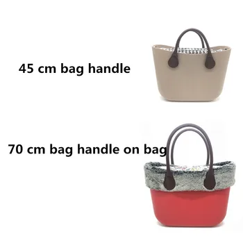 

45 cm dot print 70 cm dark brown bag handle