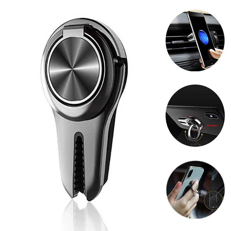 

Ring Car Phone Holder Air Vent Mount Mobile Phone Car Holder For Cell Phone Car Mount Holder for phone in car Stand Support