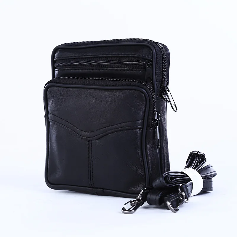 

2019 New Men's Real-Leather Bag Sheepskin Business Handbag Office Supplies Storage Briefcase Factory Wholesale