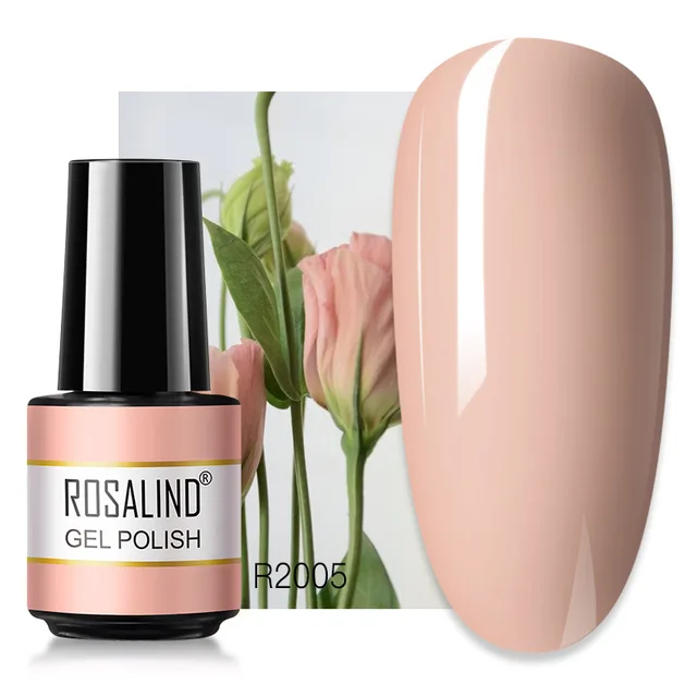 ROSALIND 7ML Nail Gel Polish Hybrid Varnishes All For Manicure Nails Art Base Top Coat UV Lamp Vernis Semi Permanent Varnishes RAR2005